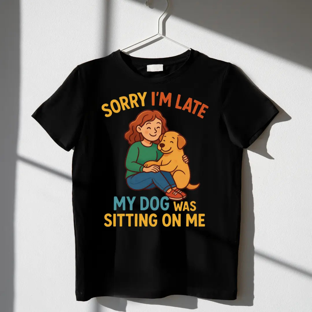 My Dog Was Sitting On Me